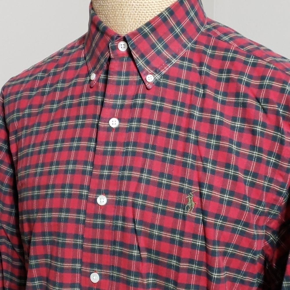 Ralph Lauren soft plaid lumberjack style shirt